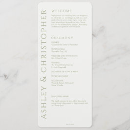 Elegante, moderne Heirat Programm