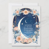 Elegante, moderne Himmelskonstellationen Hochzeit Einladung (Vorderseite)