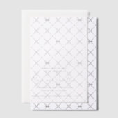 Elegante moderne Hochzeit rettet das Datum Pergament Einladungen (Versetzt (Einladung))