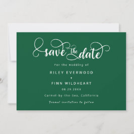 Elegante Moderne Hochzeit speichern Sie die Datums Save The Date