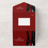 Elegante moderne Homosexuelle Hochzeit All In One Einladung (Außenbereich)