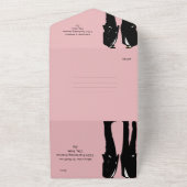 Elegante moderne Homosexuelle Hochzeit All In One Einladung (Außenbereich)