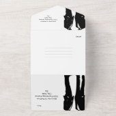 Elegante moderne Homosexuelle Hochzeit All In One Einladung (Außenbereich)