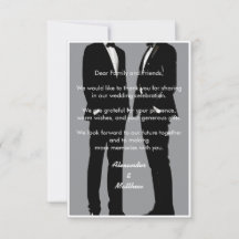 Elegante moderne Homosexuelle Hochzeit