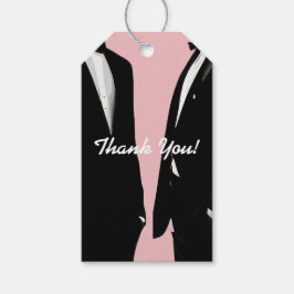 Elegante moderne Homosexuelle Hochzeit Geschenkanhänger