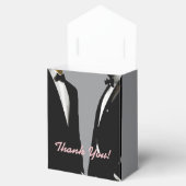 Elegante moderne Homosexuelle Hochzeit Geschenkschachtel (Geöffnet)