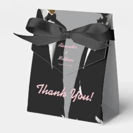 Elegante moderne Homosexuelle Hochzeit Geschenkschachtel