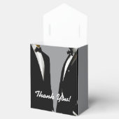 Elegante moderne Homosexuelle Hochzeit Geschenkschachtel (Geöffnet)