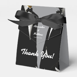 Elegante moderne Homosexuelle Hochzeit Geschenkschachtel