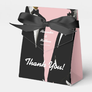 Elegante moderne Homosexuelle Hochzeit Geschenkschachtel