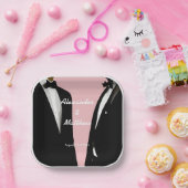 Elegante moderne Homosexuelle Hochzeit Pappteller (Party)