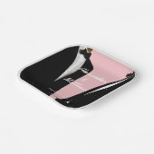 Elegante moderne Homosexuelle Hochzeit Pappteller (Gewinkelt)