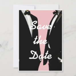 Elegante moderne Homosexuelle Hochzeit Save The Date