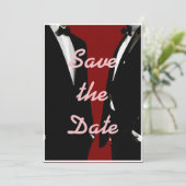 Elegante moderne Homosexuelle Hochzeit Save The Date (Stehend Vorderseite)