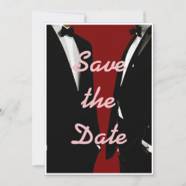 Elegante moderne Homosexuelle Hochzeit Save The Date