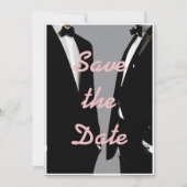Elegante moderne Homosexuelle Hochzeit Save The Date (Vorderseite)