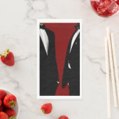 Elegante moderne Homosexuelle Hochzeit Serviette (Beispiel)