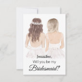 elegante, moderne Illustrationsbrille Einladung (Vorderseite)