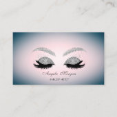 Elegante Moderne Imitate mit Beruflichem Glitzer L Visitenkarte (Vorderseite)