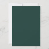 Elegante moderne Jäger-Geburtstagsfeier Einladung (Rückseite)