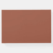 Elegante Moderne Kalligrafie Gästebuch (Rückseite)