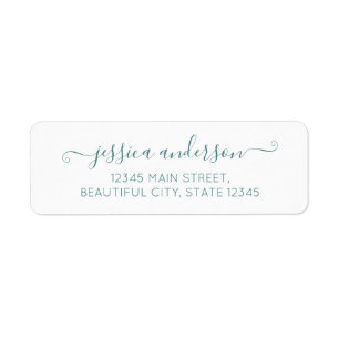 Elegante moderne Kalligrafie Script Chic Lake Gree