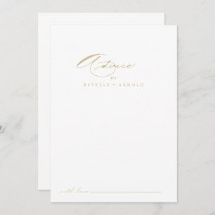 Elegante moderne kalligraphische Hochzeit Hinweiskarte