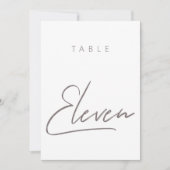 Elegante moderne kalligraphische Hochzeitsszenarie (Vorderseite)