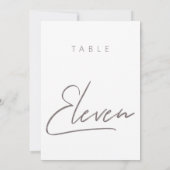 Elegante moderne kalligraphische Hochzeitsszenarie (Rückseite)
