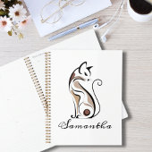 Elegante moderne Kitty Cat, Cat Mama, Abstrakte Cu Planer