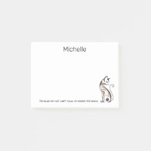 Elegante Moderne Kitty, Cat Mama, Funny Personalis