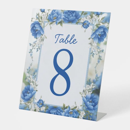 Elegante Moderne Klassische Skripthochzeit Sockelschild (Vorderseite)