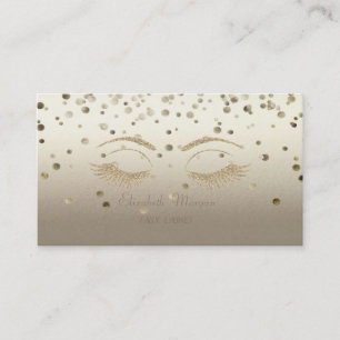 Elegante moderne, Konfetti, Glitzernde falsche Wim Visitenkarte
