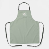 Elegante moderne Kopf-Spa-Schürze für Mitarbeiter Schürze (Vorderseite)