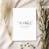 Elegante moderne Kraft rustikale, kalligraphische  Einladung