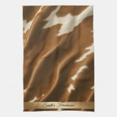 Elegante moderne Kuh Imitate Leather Collection Geschirrtuch (Vertikal)