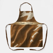 Elegante moderne Kuh Imitate Leather Collection Schürze (Vorderseite)