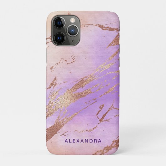 Elegante moderne Küken Rose goldfarben Aquarell fa Case-Mate iPhone Hülle (Rückseite)