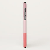 Elegante moderne Küken-Rose, goldfarbene, rosa Kor Case-Mate iPhone Hülle (Hinten/Links)