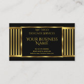 Elegante Moderne Kunst, Dichtung und Musik Visitenkarte (Vorderseite)