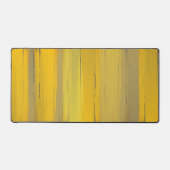 Elegante Moderne Kunst Gelbe Taupe Gray Luxus Klas Schreibtischunterlage (Vorderseite)