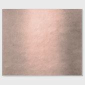 Elegante moderne Kupfergold-Rose Geschenkpapier (Flach)