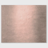 Elegante moderne Kupfergold-Rose Geschenkpapier (Flach)