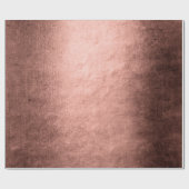 Elegante moderne Kupfergold-Rose Geschenkpapier (Flach)