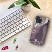 Elegante, moderne, Lila Inspiritivität Case-Mate iPhone Hülle