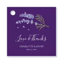 Elegante Moderne Lila Lavendel-Hochzeit