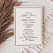 Elegante Moderne Lingerie Dusche Einladung