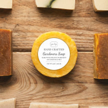 Elegante moderne Logo-Hand-Seifenlabel