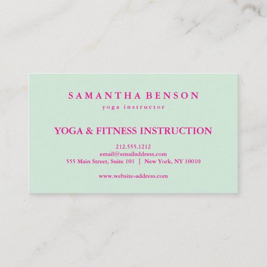 Elegante Moderne Lotus Blume Visitenkarte (Rückseite)