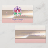 Elegante moderne Luxus Berufliche französische Mac Visitenkarte (Vorne/Hinten)